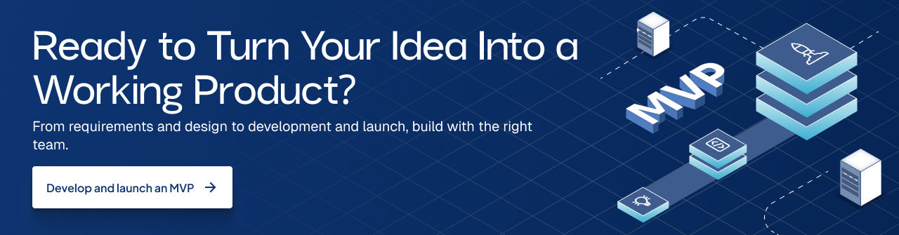 MVP development process from idea to working product